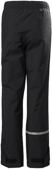 Helly Hansen Pantaloni de Navigație pentru Juniori Shelter Helly Tech Negri