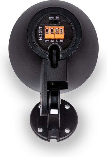 Deko Passive Wandlautsprecher 25 W (Paar) Schwarz