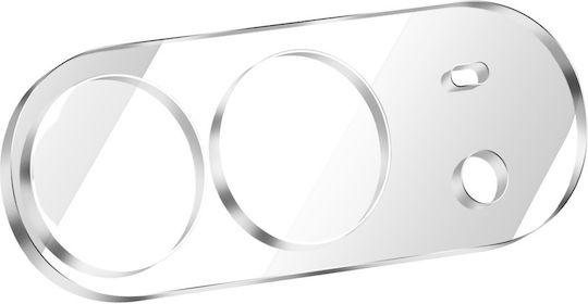 Avizar 3D Gebogener Kameraschutz Aus Gehärtetem Glas 9H Für iPhone Duo Transparent