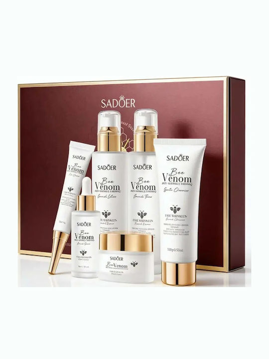 Set cu Venin de Albine pentru Hidratare și Curățare Facială, 6 Piese, 6 Bucăți