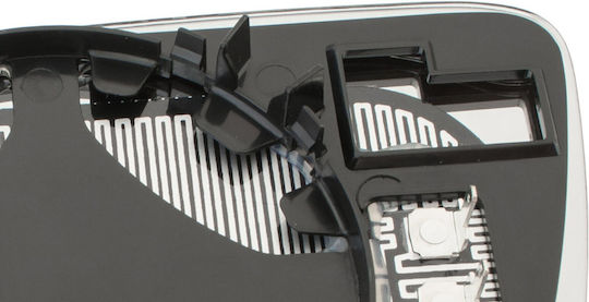 Vw Polo Iv 05-09 Θερμαινομενος Ένθετος Καθρέπτης Δεξιά