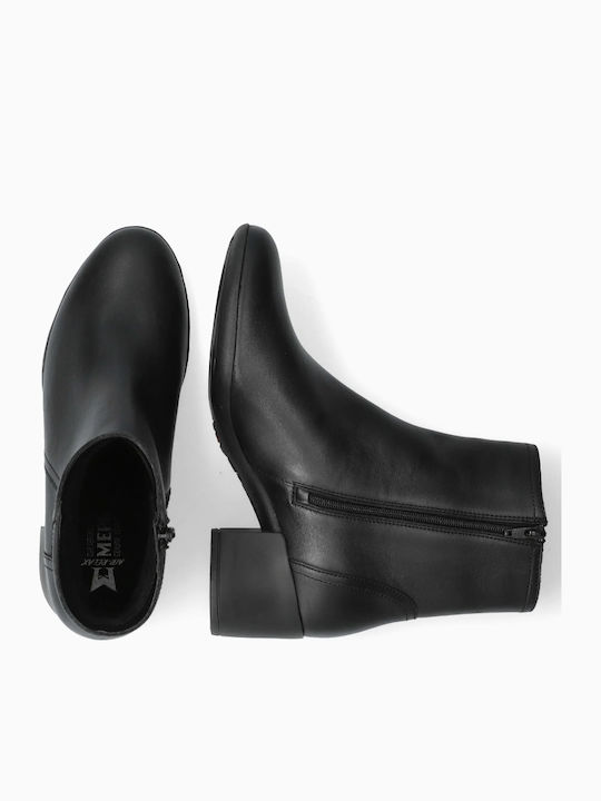 Δερμάτινα Γυναικεία Μποτάκια Black