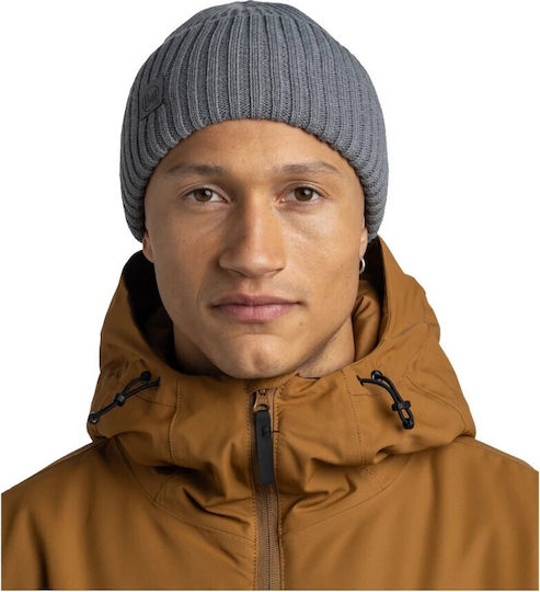 Rutger Hat Beanie Men's Knitted Beanie in Black