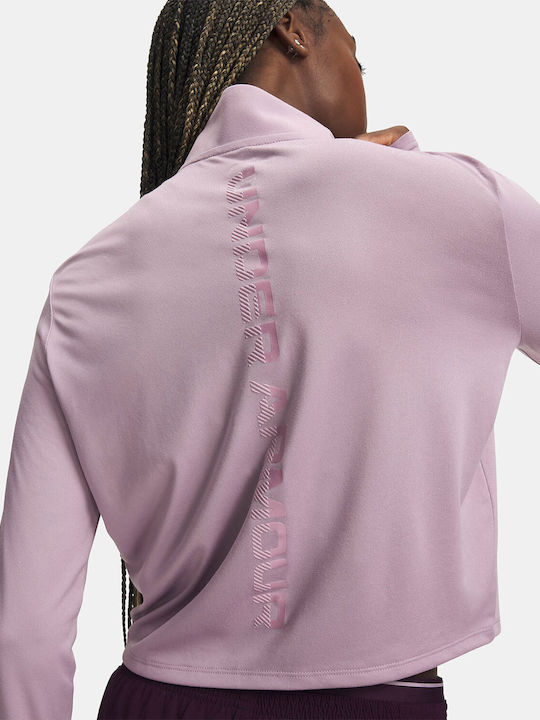 Under Armour Bluză Roz Branduită
