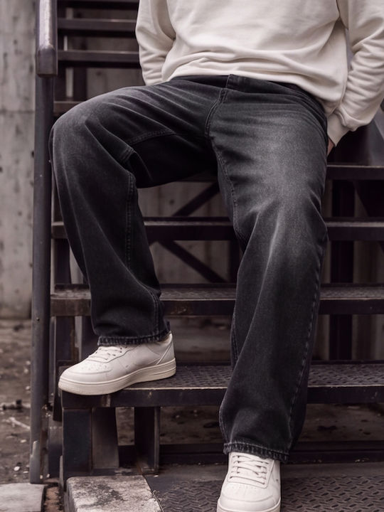 Men’s Loose Baggy Fit Jeans Black Washed