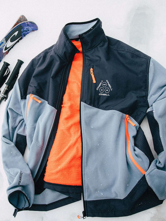Men's Light Blue Fleece Jacket