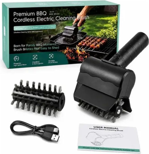 Rechargeable Electric BBQ Brush USB 2606gv-672 Black