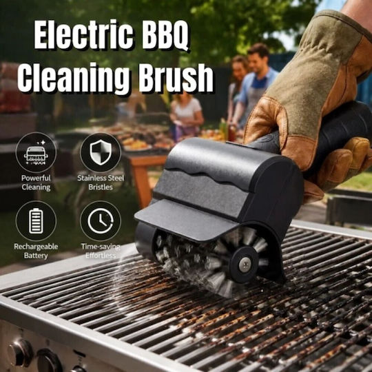 Rechargeable Electric BBQ Brush USB 2606gv-672 Black