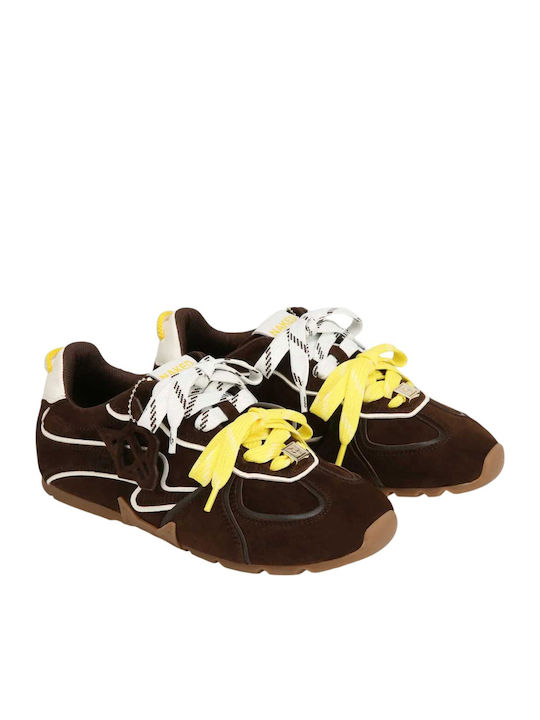 Naked Wolfe Women's Sneakers 326-brown / Suede Brown