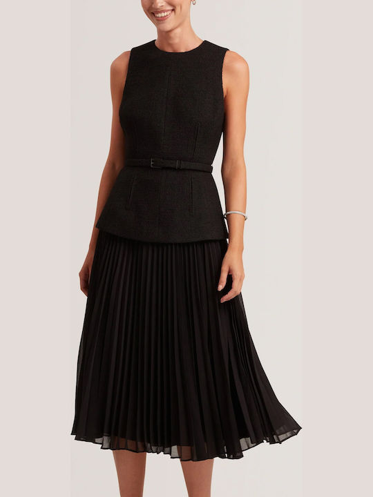 Ted Baker Midi Dress Black