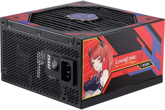 MSI MLG Edition 850W Negru Sursă de Alimentare pentru Calculator Complet Modulară
