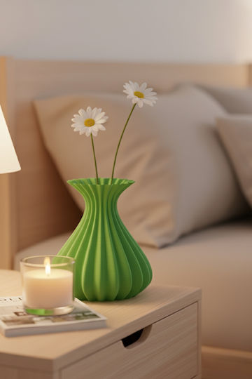 SteweHome Dekorative Vase Grün