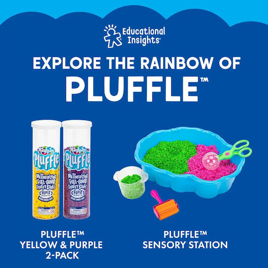Educational Insights Παιδική Χειροτεχνία Playfoam Pluffle 2-pack Κόκκινο & Μπλε για Παιδιά 3+ Ετών