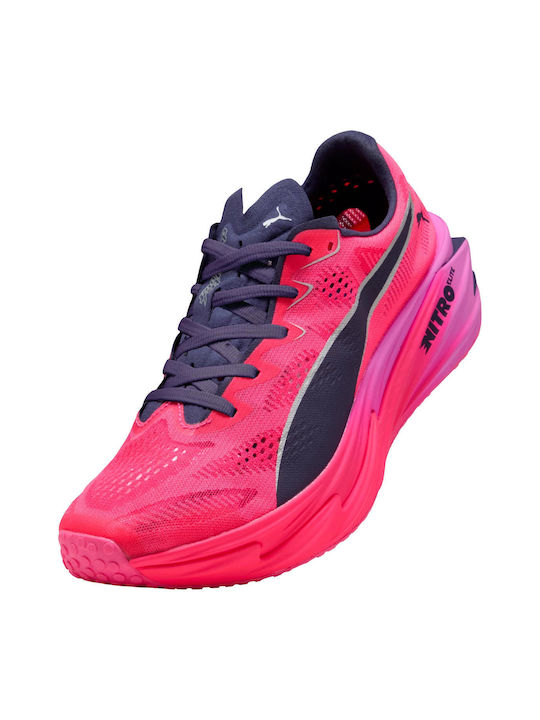 X Hyrox Deviate Nitro Elite 4 Pantofi Sport de Alergare pentru Bărbați Roz