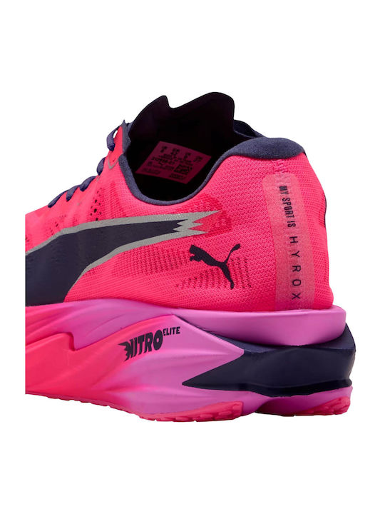 X Hyrox Deviate Nitro Elite 4 Pantofi Sport de Alergare pentru Bărbați Roz