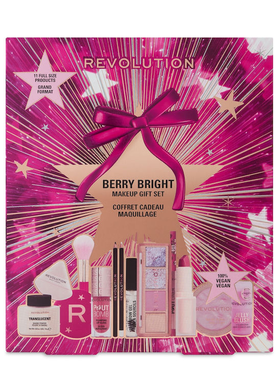 Revolution Beauty Σετ Μακιγιάζ για Πρόσωπο, Μάτια & Χείλη 13τμχ
