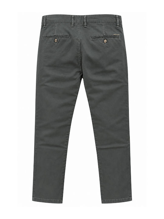 Men's Chino Trousers Regular Fit Dark Grey