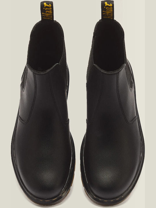 Black Leather Men's Casual Shoes