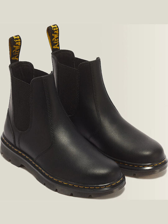 Black Leather Men's Casual Shoes