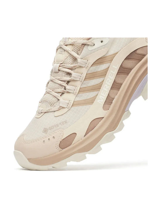 Pantofi Sport de Alergare pentru Femei, Impermeabili, cu Membrană Gore-Tex Nougat