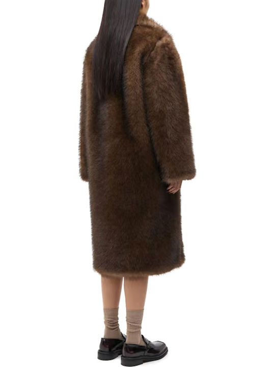 Samsoe Samsoe Long Women's Fur Brown
