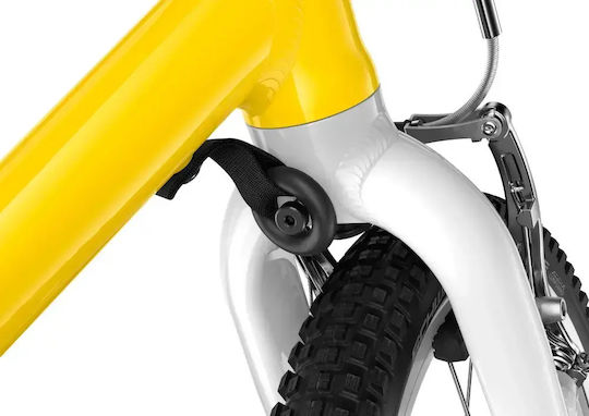16" Детски Велосипед BMX в Жълт Цвят