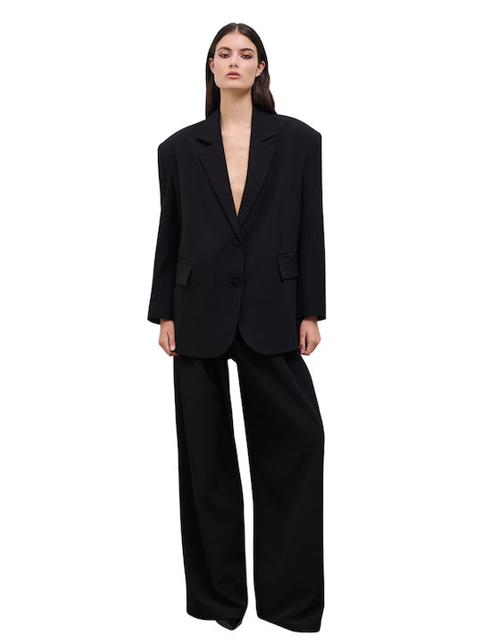 Pantaloni Largi Dama Negri