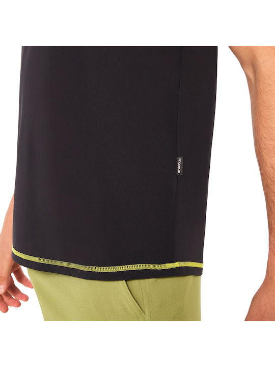 Oakley Tricou cu protecție solară pentru bărbați, cu mâneci scurte, UPF 50+, negru