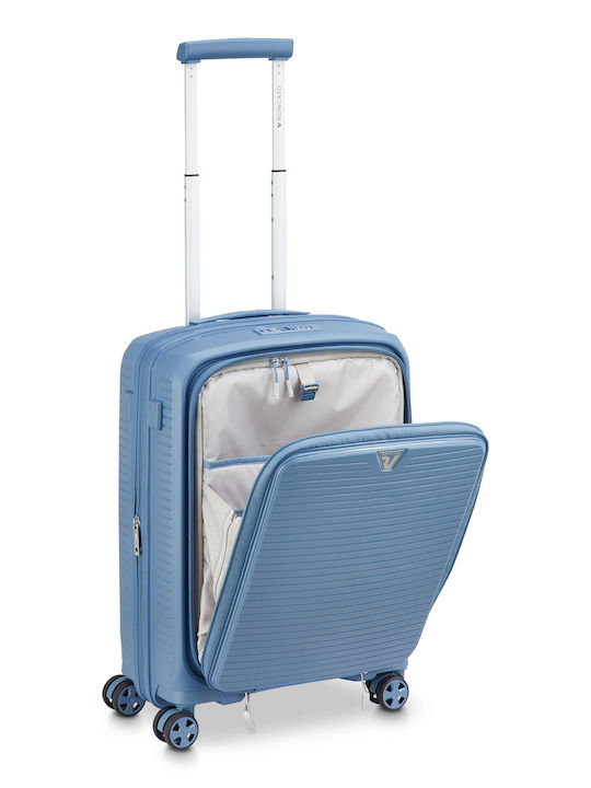 Roncato Hard Cabin Suitcase Black Height 55cm