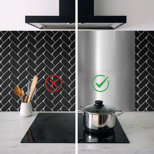 3D Wall Panels Plastic Self-Adhesive Black 30.5x25cm