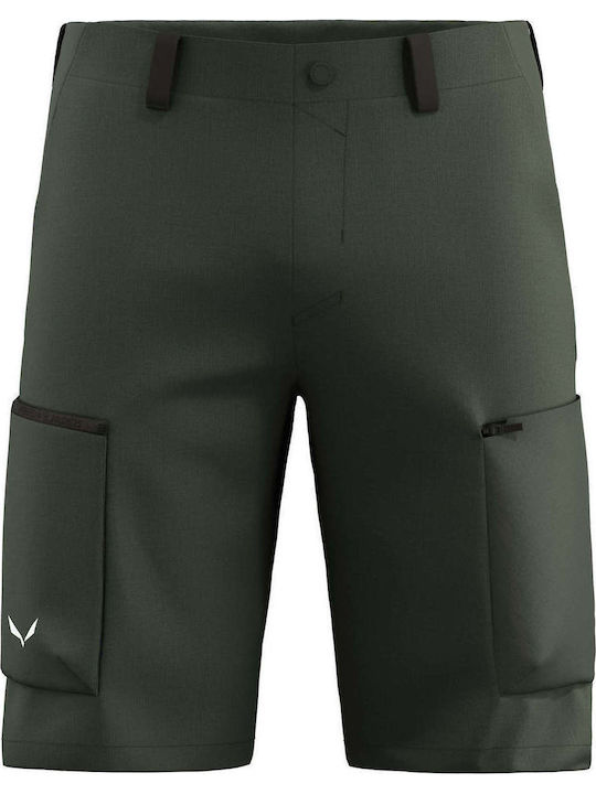 Salewa Durastretch Pantaloni Scurți de Drumeție pentru Bărbați Verzi