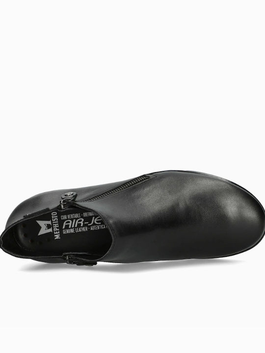 Ghete de Damă din Piele până la Gleznă N/black