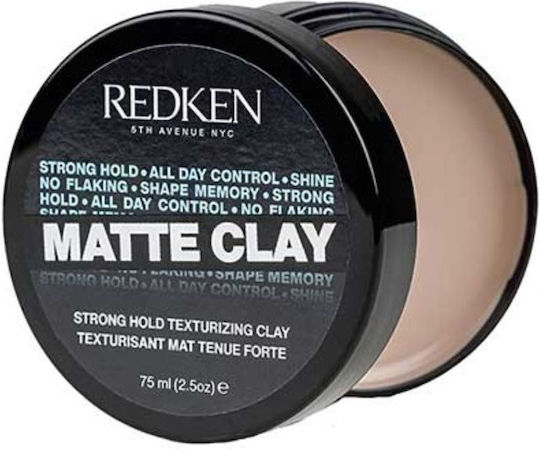 Matte Clay Strong Hold Πηλός για Δυνατό Κράτημα & Ματ Αποτέλεσμα 75ml