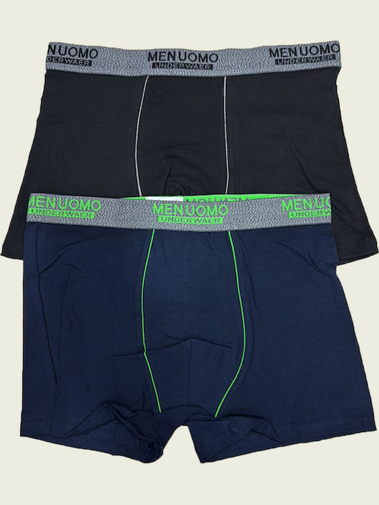 Men's Boxers Blue-Black 4-Pack