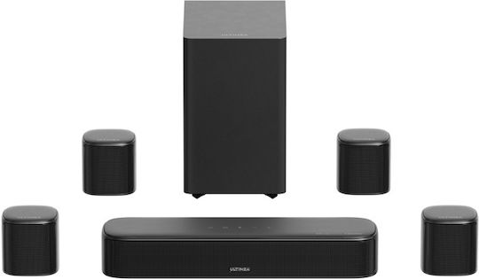 Aura S5T Soundbar 7.1 Bluetooth und HDMI mit Fernbedienung Schwarz