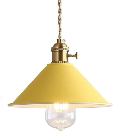 Lampa Κρεμαστό Φωτιστικό Κίτρινο 10x10εκ. Lampa Κρεμαστό Φωτιστικό Κίτρινο 10x10εκ.