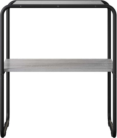 Metallkonsolentisch Grau L100xB42,5xH70 cm