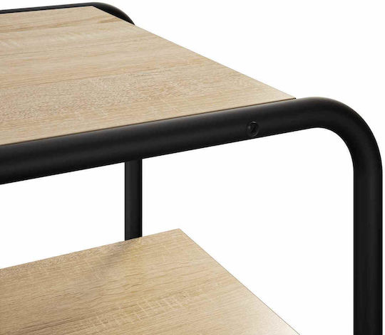 Metal Console Table Brown L100xW42.5xH70 cm Metal Console Table Brown L100xW42.5xH70 cm