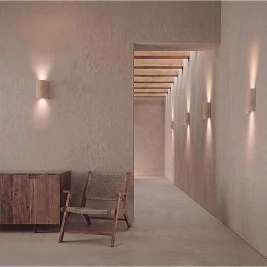Zambelis Lights Διπλό Σποτ με Ντουί GU10 σε Μπεζ Χρώμα