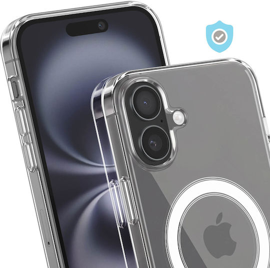 Zanaé MagSafe-Hülle für iPhone 16 mit verstärkten Ecken, transparent