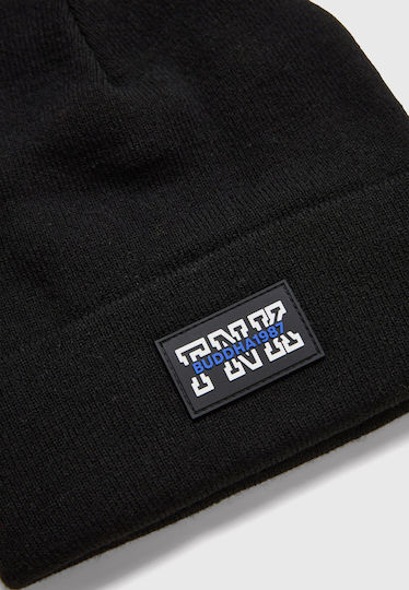Beanie Men's Knitted Beanie in Black