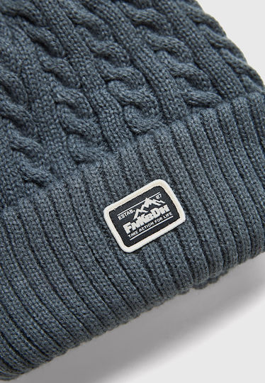 Beanie Men's Knitted Beanie in Grey