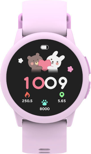Egoboo R2 PRO Smartwatch cu monitor de ritm cardiac (Lila)