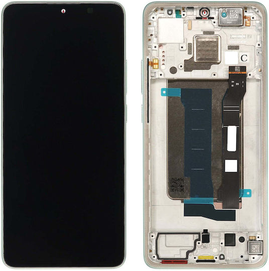 Screen with Touch Mechanism and Frame for  Poco X7 Pro 5G (Green)