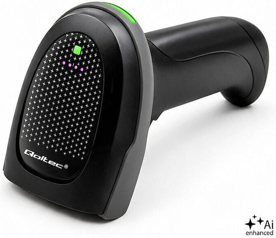 Qoltec Преносим Безжичен Скенер с Възможност за Четене на 1D Баркодове