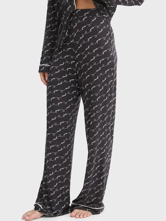 Guess Winter Women's Black Pajama Set