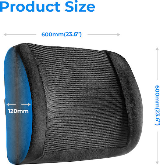 Lumivida Ιατρικό Μαξιλάρι Πλάτης Memory Foam