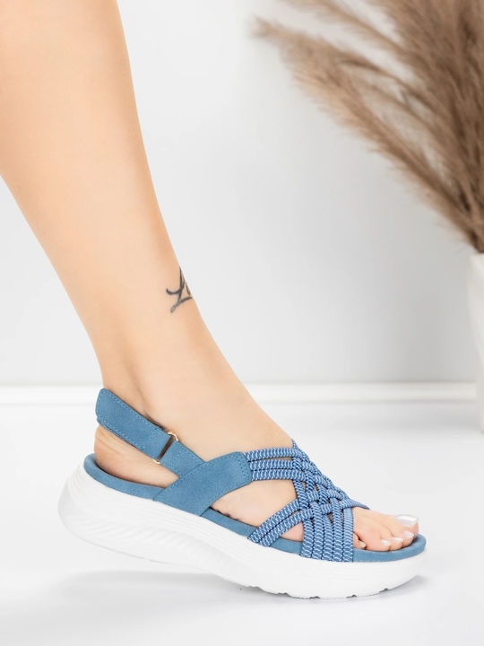 Women's Summer Platforms Blue