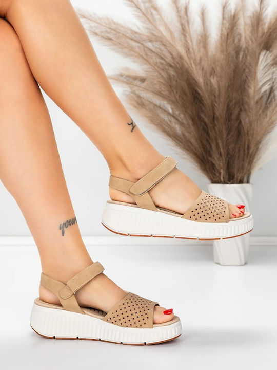 Beige Women's Summer Platforms
