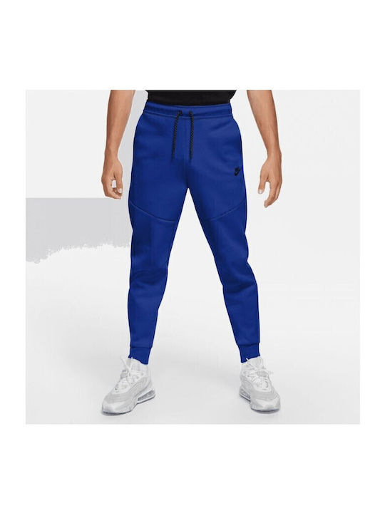 Sportswear Tech Fleece Παντελόνι Φόρμας με Λάστιχο Μπλε